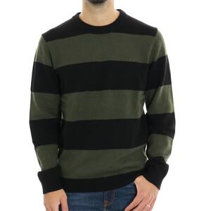 MAGLIA A RIGHE NERO